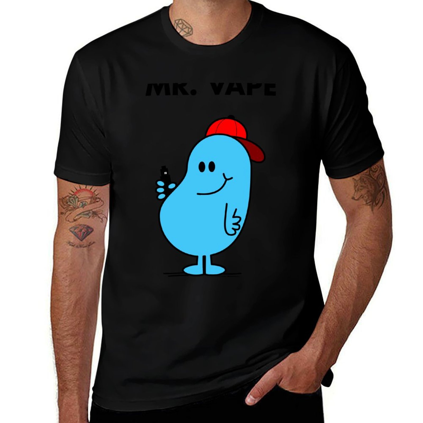 Quick Vape - Mr.Vape T-Shirt Summer Sports Quick Dry