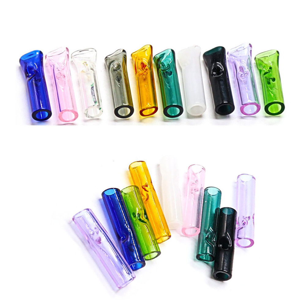 Accessories For Vaping - 6Pcs/lot Reusable Grass Mouthpiece Glass Tube