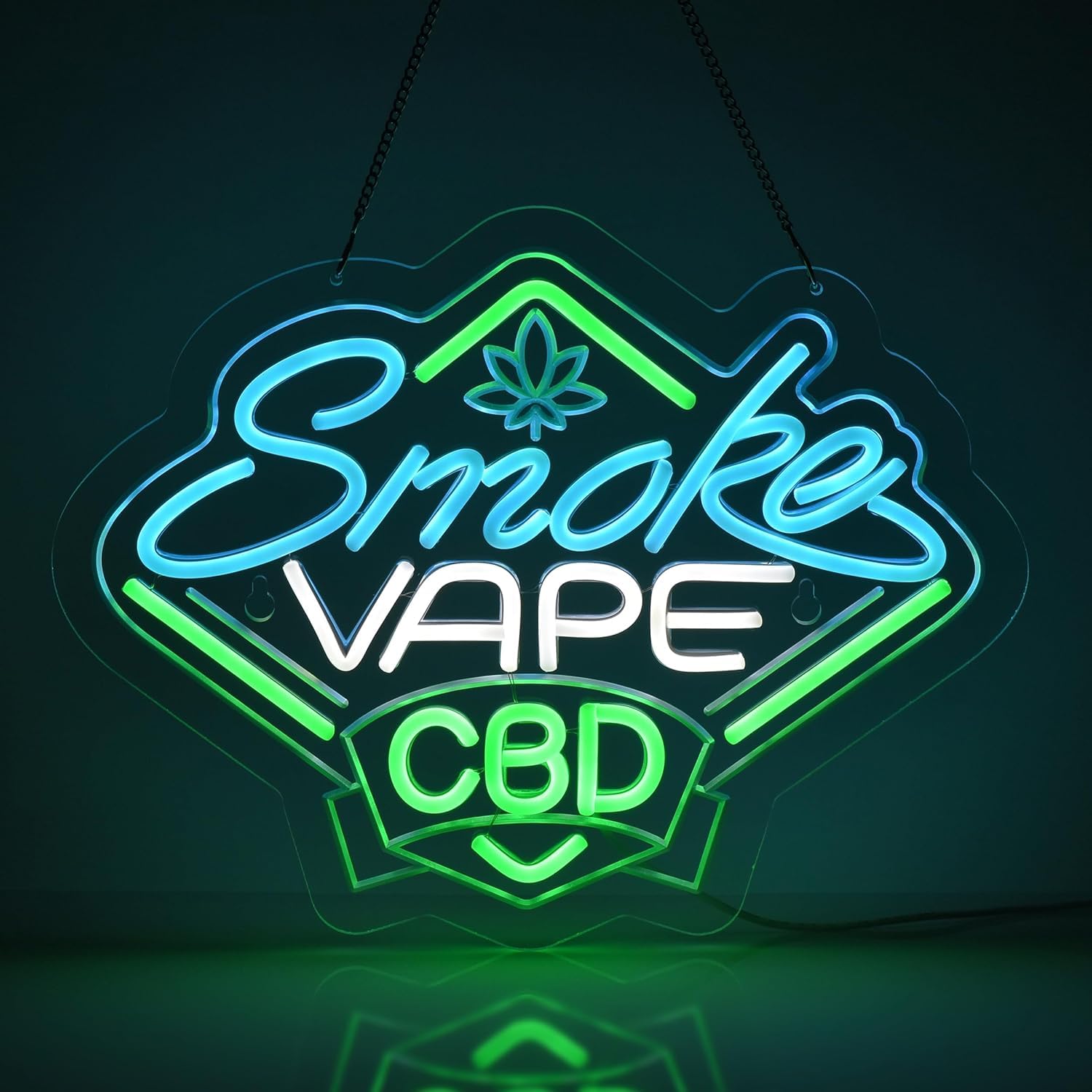 Smoke and Vape Shop Neon Sign - Vaping Shop ulasan dan harga