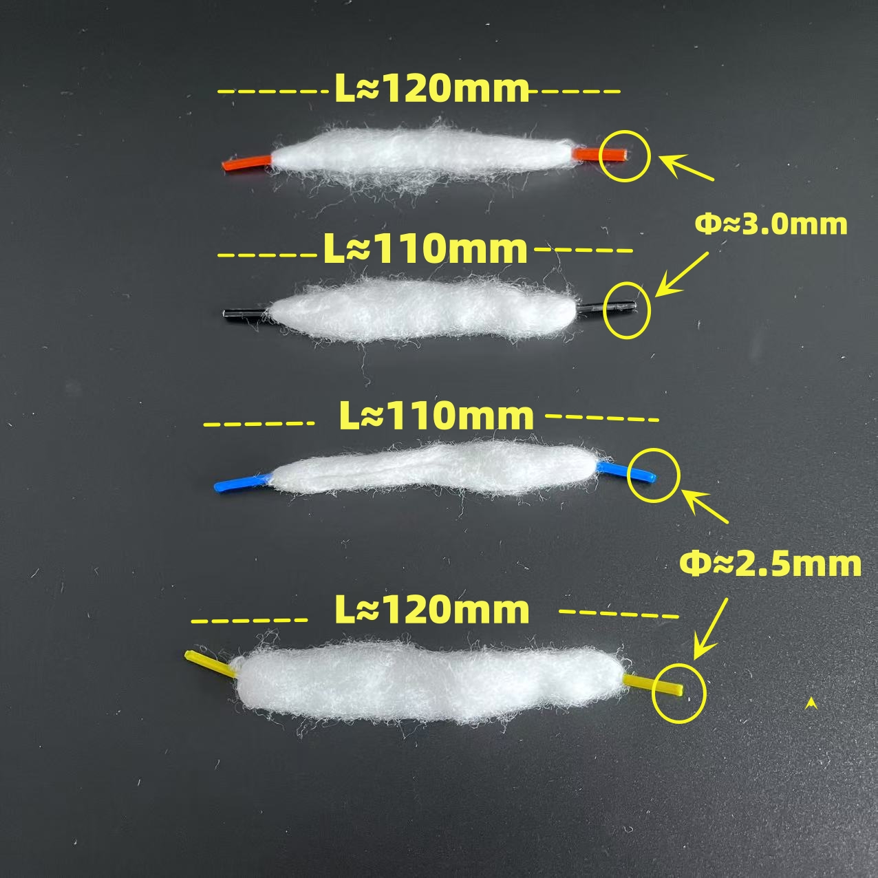 Cotton Wick Organic - Original 20pcs Organic Cotton PREMIUM Wool