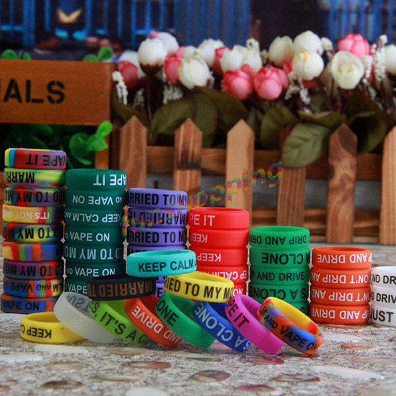 10 pcs / Lot Multi-color Anti- - Vape Band Silicone ulasan dan harga