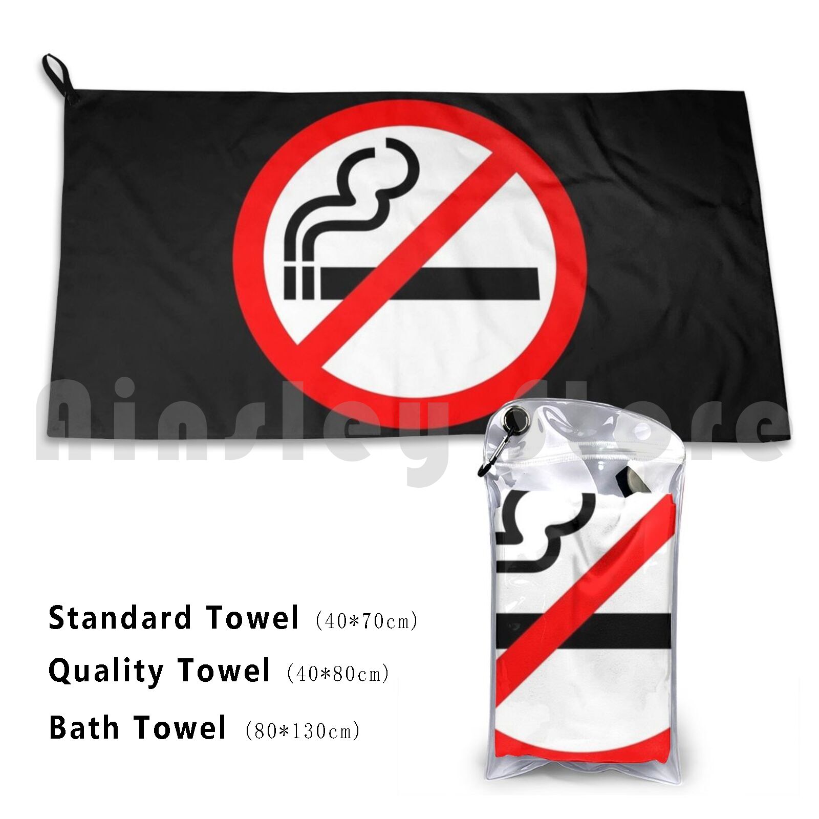 Quick Vape - Towel No Smoking Sign 3150 Smoking