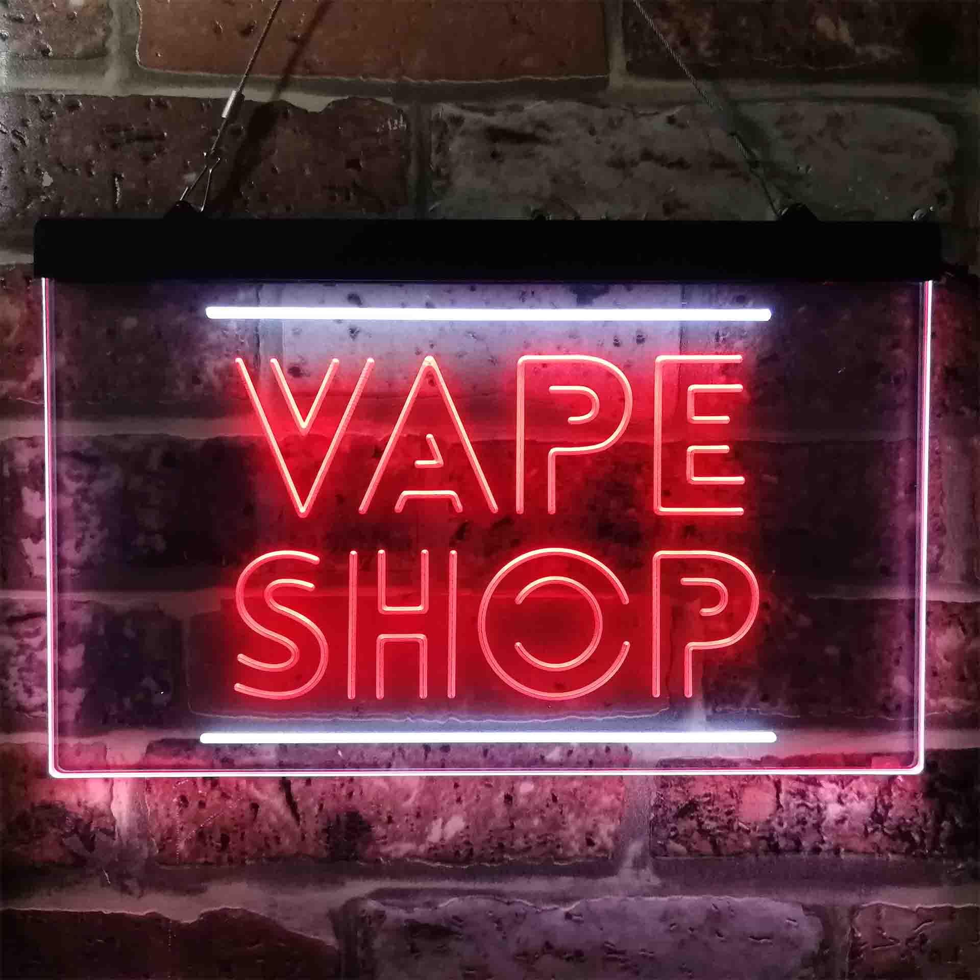VAPE SHOP Dual Color Led Neon  - Vaping Shop ulasan dan harga