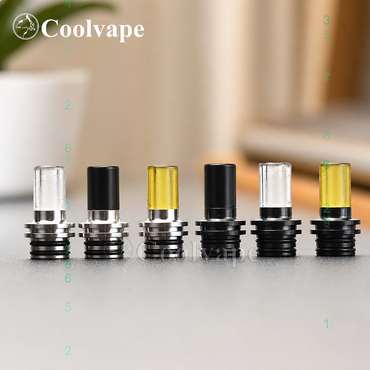 510 MTL Drip Tip Heat Resistan - Accessories For Vaping ulasan dan harga