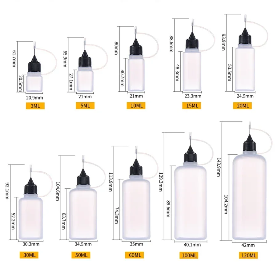 5-10pcs 5ml-120ml Empty Plasti - Squonk Bottle Silicone ulasan dan harga